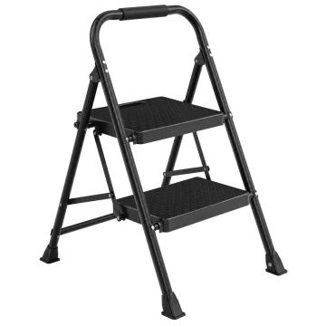 Drabina składana SONGMICS, 2 stopnie, 54,5 × 79 × 46,5 cm