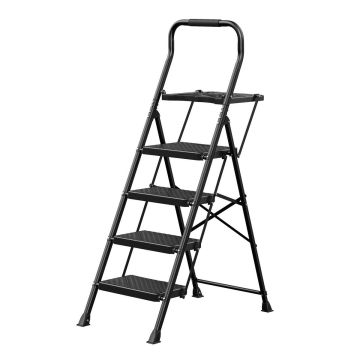 Drabina składana SONGMICS, 2 stopnie, 84 × 45,5 × 145,2 cm