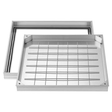 Właz rewizyjny z ramą VEVOR ZD005-SZ, wpuszczany, 600 × 600 mm