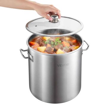 Garnek do bulionu VEVOR 893030, 19,9 l, 380 × 360 × 320 mm