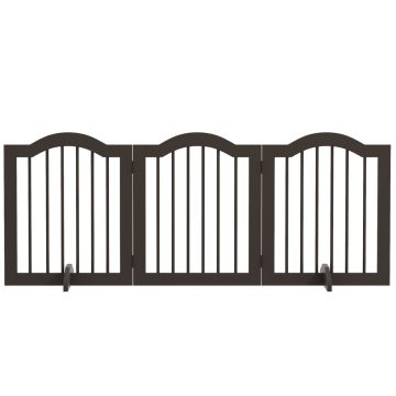 Dog enclosure PawHut 154.5x29.5x61cm., dark brown
