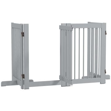 Wybieg dla psa PawHut 204x36x75cm, szary