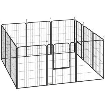 Wybieg dla psa PawHut 272x136x100cm., czarny