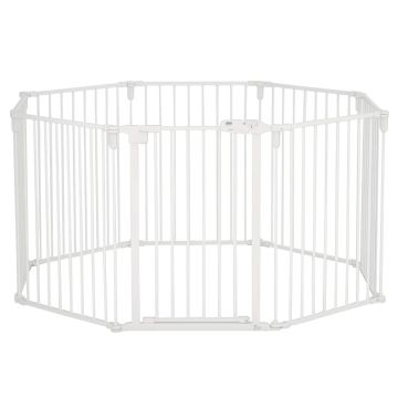 Dog enclosure PawHut 482.5x76cm., white