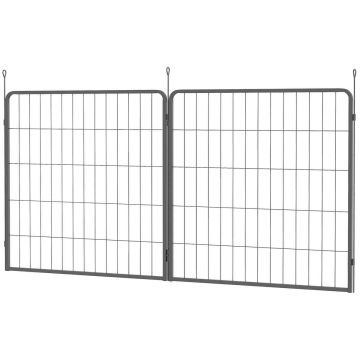 PawHut dog enclosure, black