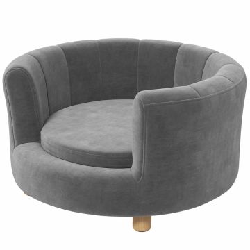 Dog bed PawHut 65x64x37cm., gray/light brown
