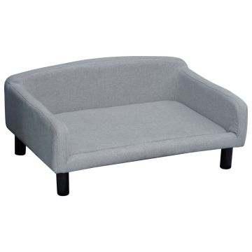 Dog bed PawHut 82x54x36cm., gray/black