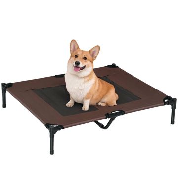 Dog bed PawHut 92x76x18cm., brown/black
