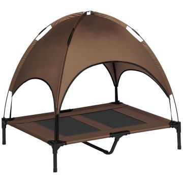 Dog bed PawHut 92x76x90cm., brown/black