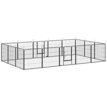 Dog fence, 16 panels, 320 × 320 × 80 cm