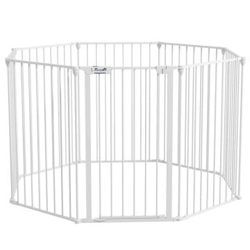 Wybieg dla psa PawHut 154x154x90cm, biały