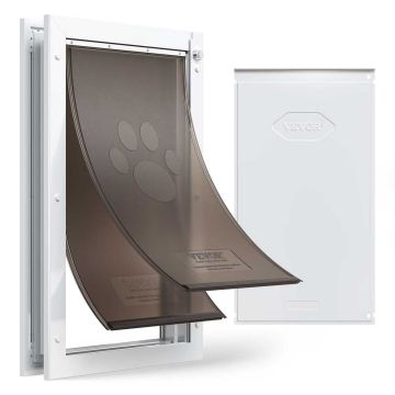 Dog door VEVOR CWM07-2XL, XL, White, 711.5 × 437 × 76.8 mm