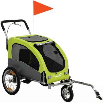 Przyczepka rowerowa dla psa 2 w 1, 160 × 71 × 101 cm