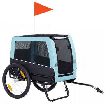 Przyczepka rowerowa dla psa, do 20 kg, 143 × 90 × 70 cm