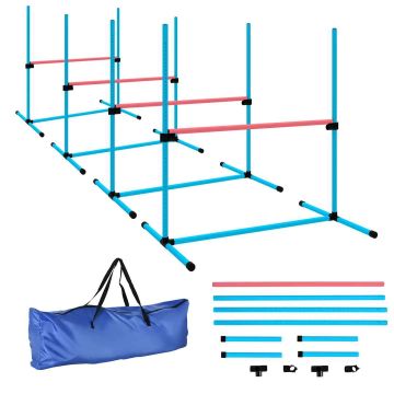 Dog agility set, 4 pieces, 99 × 94 × 65 cm