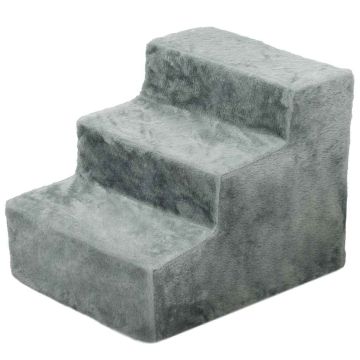 Schody dla psa PawHut 46x35x35cm, szare