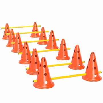 PawHut dog training set, yellow/orange