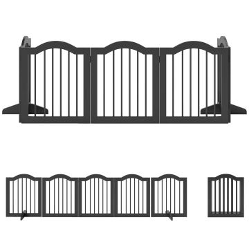 Dog gate Aosom, 5 panels, 261.5 × 29.5 × 61 cm