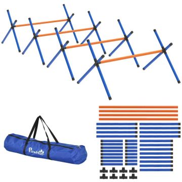Dog agility set, 4 pieces, 87 × 56 × 41 cm