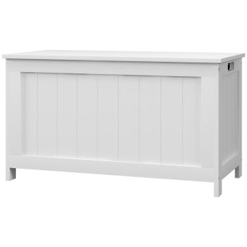 Ławka ze schowkiem Homcom 81x40x46cm., biała