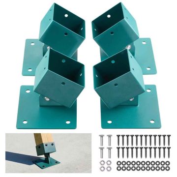 Wspornik huśtawki VEVOR HXQQTB4P, 4 szt., zielony, 14 × 14 × 12,5 cm