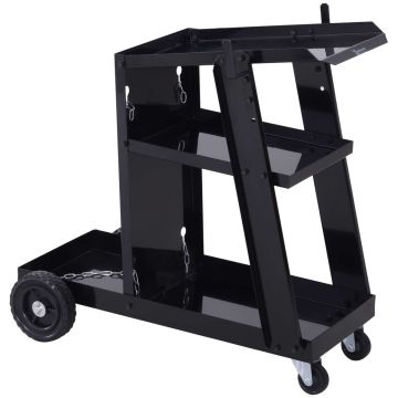 Welding trolley Durhand 71x39x70cm., black