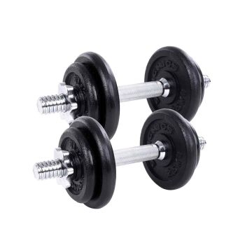 Weight set SYL20T 2x20 kg, black