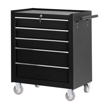 Tattoo assistant Pro Ink 005, 5 drawers, Black