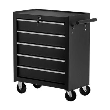 Tattoo assistant Pro Ink 015, 5 drawers, Black