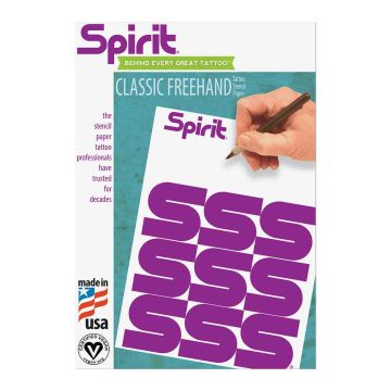 Papier do transferu tatuażu Spirit® Freehand, 100 arkuszy