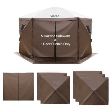 Ściany boczne markizy VEVOR FYPJ-002, 6 szt., 173 × 148 cm