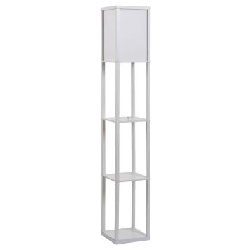 Floor lamp Aosom 833-623V90WT, 3 shelves, 26 × 160 × 26 cm