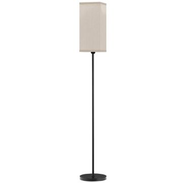 Floor lamp Homcom 25x25x161.5cm., black/white