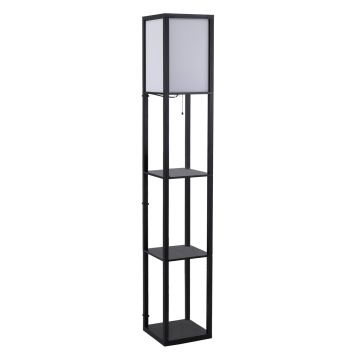 Floor lamp Homcom 26x26x160cm., black/white