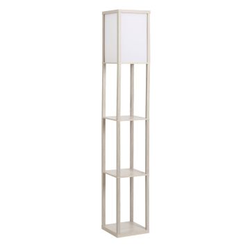 Floor lamp Homcom 26x26x160cm., light brown/white
