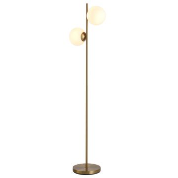Floor lamp Homcom 39x28x165cm., gold/white