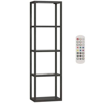 Floor lamp, RGB, 3 shelves, 45 × 29 × 157 cm