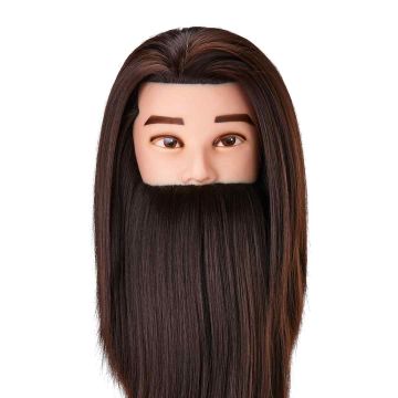Training head Gabbiano WZ4, with beard, Brown