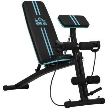 Training bench, Foldable, 7 positions, 160 × 106 × 54 cm