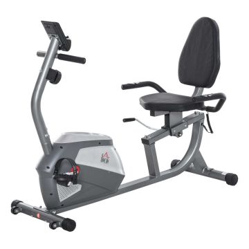 Exercise bike Aosom A90-232, 8 resistance levels, 121.5–136 × 98 × 62.5 cm
