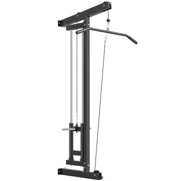 Pull-up and rowing machine, 75 × 192 × 16 cm