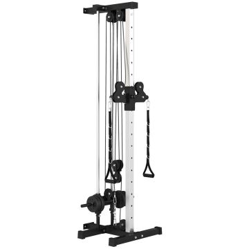 Double pulley trainer, 15 positions, 62 × 60 × 200 cm