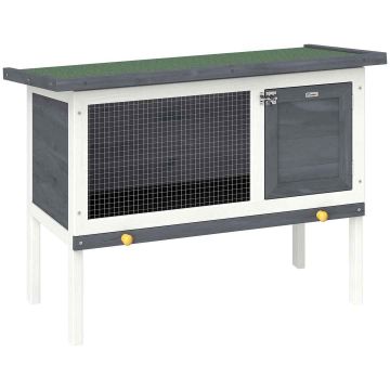 Rabbit cage, raised, with lockable door, 90 × 65 × 45 cm