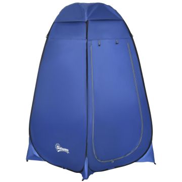 Namiot toaletowy Outsunny 120x120x190cm, niebieski