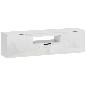 Stojak pod TV Homcom 160x38x43cm., biały