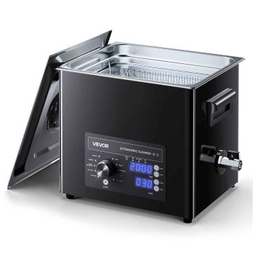 Myjka ultradźwiękowa VEVOR, 10 l, 370 × 300 × 320 mm