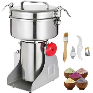 Electric stainless steel grain mill, 2800 W, 1 kg