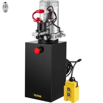 Pompa hydrauliczna jednostronnego działania 9,5 l 12 V do naprawy przyczep