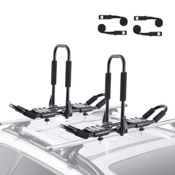 Roof rack for kayaks, J-bars, 1 pair
