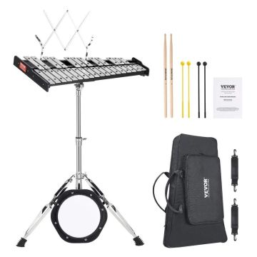 30-note xylophone with bells and accessories, professional set